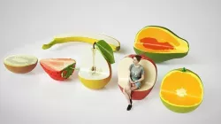 Fruit chair and Fruit stool  3D model