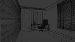 Gaming Room 3D model