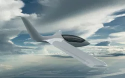 Genesis 2 flying wing sailplane 3D model