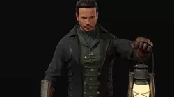 Gothic Character Low-poly 3D model