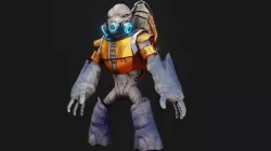 Halo Grunt Low-poly 3D model