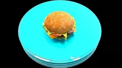 Hamburger Low-poly 3D model