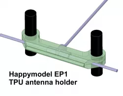 Happymodel EP1 TPU antenna holder