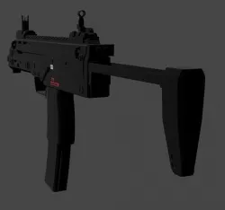 HK MP7 Low-poly 3D model