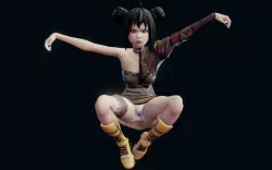 Jade - Shadow Warriors  3D model