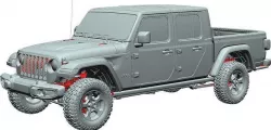 Jeep Gladiator Rubicon 2020 - Exterior Scan 3D model 3D model