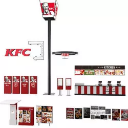 KFC Element Low-poly 3D model