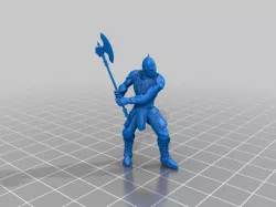 Kussars with great axe - 10 Models - Rpg