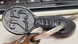 Large Font Aldi Cart Token Keychain US 25c