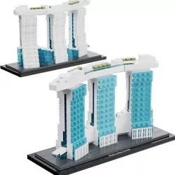 Lego - 21021 Marina Bay Sands 3D model 3D model
