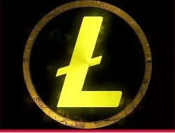 Litecoin LTC Btc Bitcoin Crypto Coin Token Blockchain Nft 0250 3D model