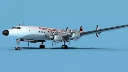 Lockheed L1649 Star Liner Aerospace Lines 3D model