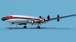 Lockheed L1649 Star Liner Corporate 2 3D model