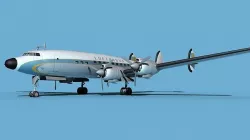 Lockheed L1649 Star Liner Lufthansa 3D model