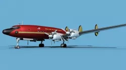 Lockheed L1649 Star Liner Willair International 3D model