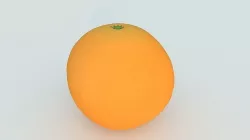 Low-Poly Orange Low-poly 3D model