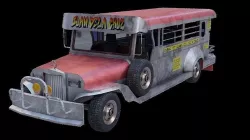 Low-Poly Pinoy Jeepney Low-poly 3D model