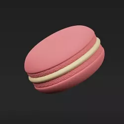 Macarons 3D model