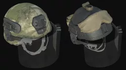 MILITARY Game Ready Ballistic Visor Low-poly 3D model