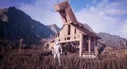 Modular Stables Environment  100 Assets Low-poly 3D model