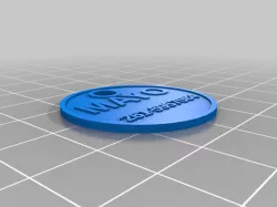 My Customized Round Dog Tag