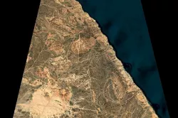 NEOM city topography Saudi Arabia - tile n25 e34 3D model