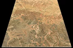 NEOM city topography Saudi Arabia - tile n26 e38 3D model