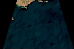 NEOM city topography Saudi Arabia - tile n27 e34 3D model