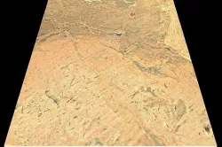 NEOM city topography Saudi Arabia - tile n27 e38 3D model