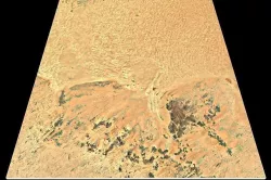 NEOM city topography Saudi Arabia - tile n27 e39 3D model