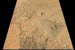 NEOM city topography Saudi Arabia - tile n28 e36 3D model