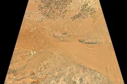 NEOM city topography Saudi Arabia - tile n29 e38 3D model