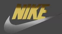 Nike 3d Logo Low-poly 3D model