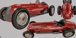 old racing cars 3D model
