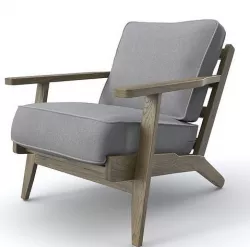 Picket House Furnishings Mercer Accent Chair  - Armchair 3D model