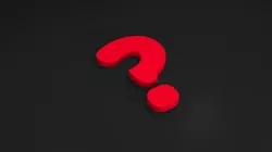 Question Mark  Low-poly 3D model