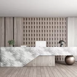 Reception Desk Office Furniture 03 Low-poly 3D model