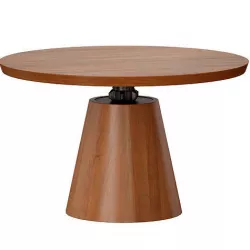 Revolve 48 Round Adjustable Height Dining Table Crate and Barrel 3D model