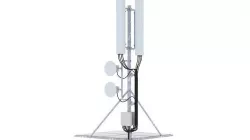 Rooftop Cell Phone Tower 1 3D model