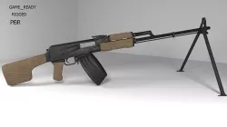 RPK-RPD Low-poly 3D model