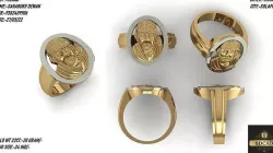 saibaba ring Low-poly 3D model