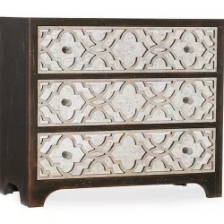 Sanctuary Fretwork 3 Drawer Chest Hooker Furniture 3D model