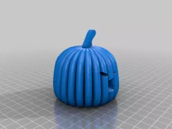 Screaming pumpkin