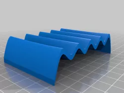 Sine wave inspired Soap dish
