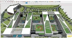 Sketchup School and University 132 3D model