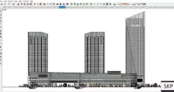 Sketchup Shopping Center D4 3D model