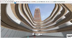 Sketchup Shopping Center E8 3D model