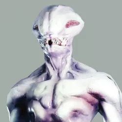 Slimy Alien Low-poly 3D model