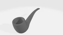 Smoking Pipe mesh 3D model