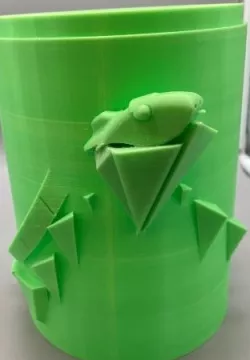 Snake totem pole part